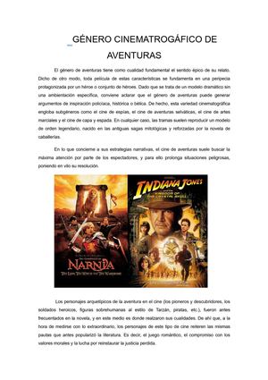 Genero cinematográfico de aventuras