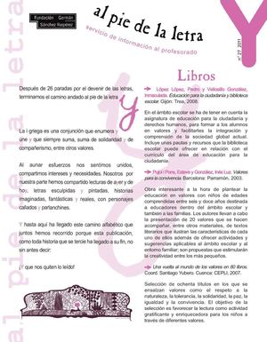 [Fundaciongsr] Boletín: Al pie de la letra Y, dedicado al compañerismo, la unión y la solidaridad.