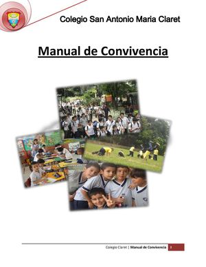 Manual de Convivencia Claret 2010-2011