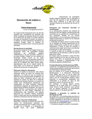 DEDUCCIÓN DE SALDOS A FAVOR