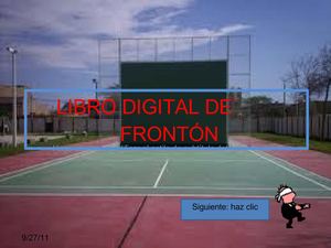 libro digital de frontón