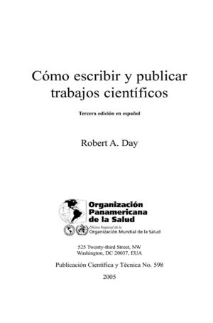 Como escribir un articulo cientifico