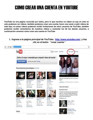 Calaméo - como crear una cuenta en YouTube