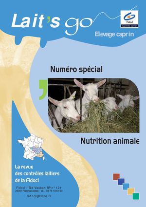 Elevage caprin - Nutrition animale