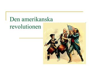Den amerikanska revolutionen