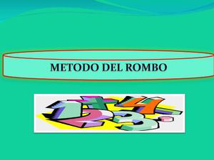 MÉTODO DEL ROMBO