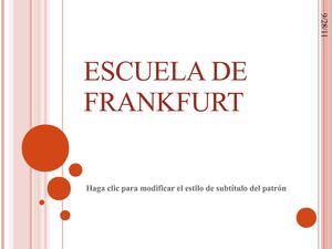escuela de Frankfurt 