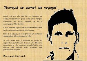 Carnet de voyage au Maroc