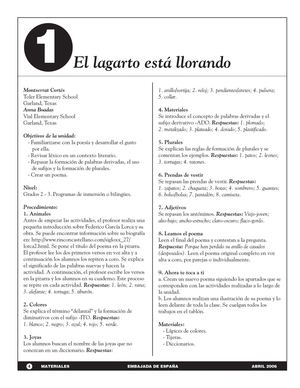 material  lagarto
