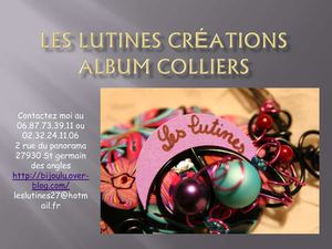  créations colliers uniques evreux les lutines