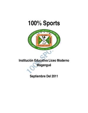 REVISTA 100% SPORTS
