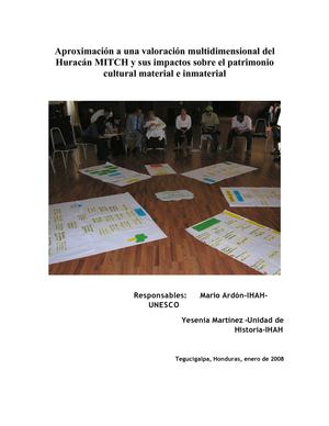 La afectacion del Huracan Mitch al Patrimonio Cultural