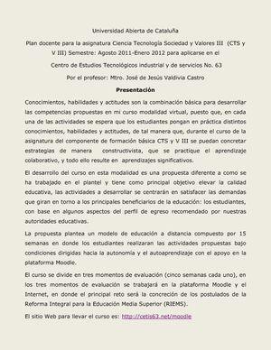 Plan docente