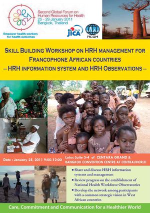 SKILL BUILDING WORKSHOP ON HRH MANAGEMENT FOR FRANCOPHONE AFRICAN COUNTRIES