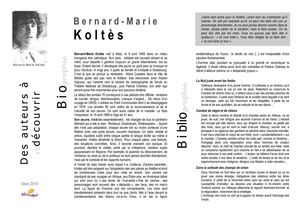 Bernard-Marie Koltès