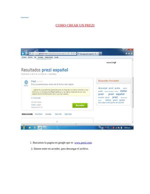 COMO CREAR UN PREZI