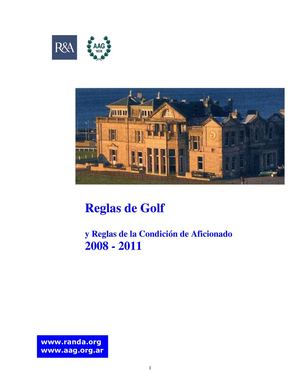 Reglas de Golf AAG