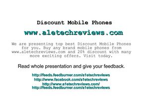 Discount Mobile Phones