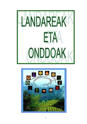 LANDAREAK ETA ONDDOAK