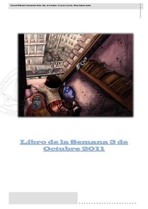 libro de la semana 3 Octubre 2011