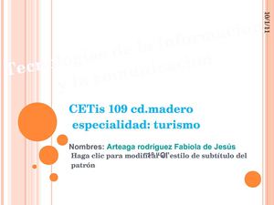 Tecnologia informacion y la comunicacion