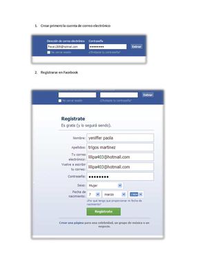 como crear una cuenta en facebook