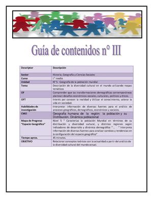 Guía de contenido Geográfico II