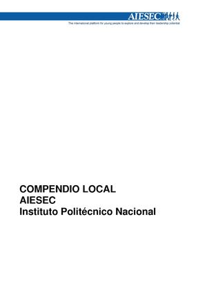 Compendio Local AIESEC IPN 