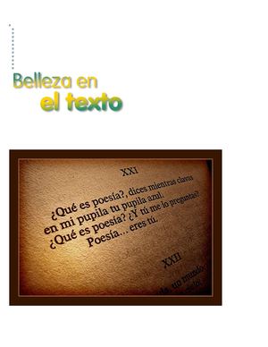 RECURSOS DE LA POESÍA