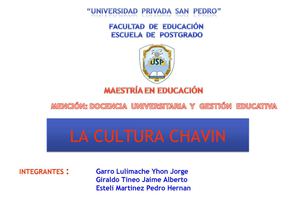 LA CULTURA CHAVIN