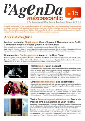 Agenda Cultural / núm. 15 / octubre 2011