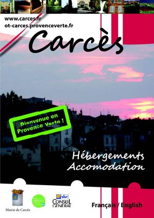 brochure des hébergements de Carcès