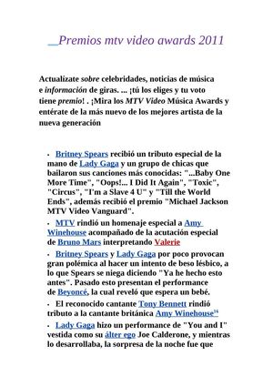 mtv premios