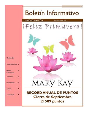 Boletín Informativo Unidad Halcón Octubre 2011