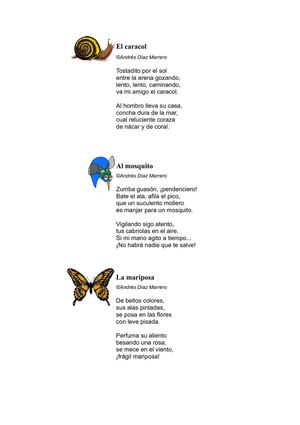 Poemas para niños prueba