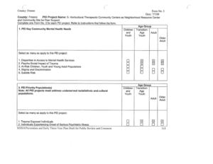 Horticultural Therapeutic Community Centers as Neighborhood Resource Center