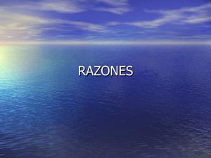 razones