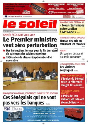 Edition du 04 Octobre 2011