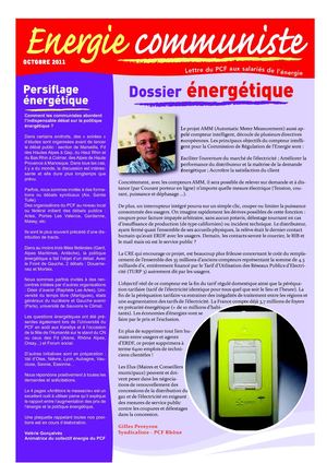 Energie Communiste d'Octobre 2011