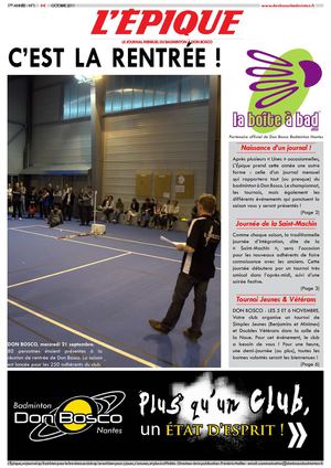 Epique n°1 - Octobre 2011