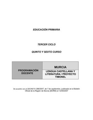 PROGRAMACIÓN DIDÁCTICA TERCER CICLO