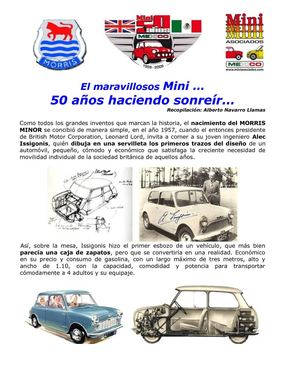 Historia del MINI MINOR - 1959 - 2000