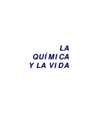 La química de la vida