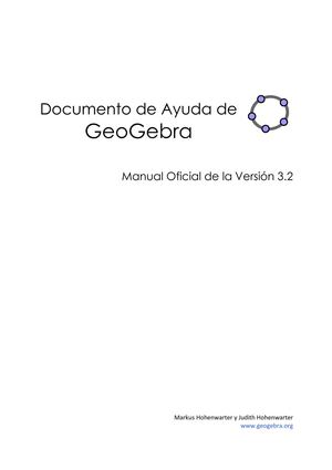 TUTORIAL DE GEOGEBRA