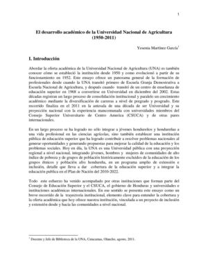 Universidad Nacional de Agricultura y su oferta academica