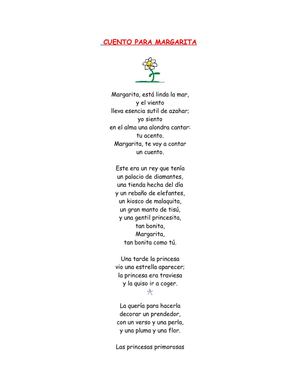 cuento para Margarita