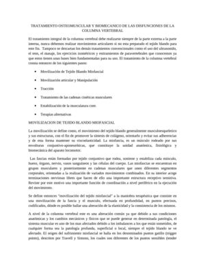 Terapia Manual en Columna Vertebral