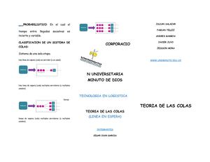 SINTESIS DE LA TEORIA DE LAS COLAS