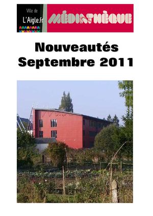 Nouveautés Septembre 2011