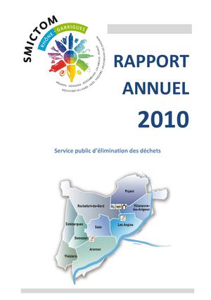 Rapport 2010 du smictom